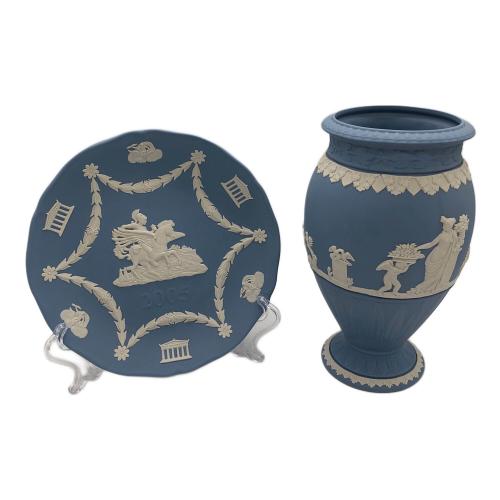 Wedgwood (ウェッジウッド) 置物 ボンティフルベース・イヤープレートセット2005