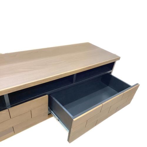 ニトリ テレビボード ブラウン 304 引き出し付