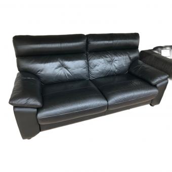 ニトリ 2人掛けソファー ブラック 304 ルーチェ