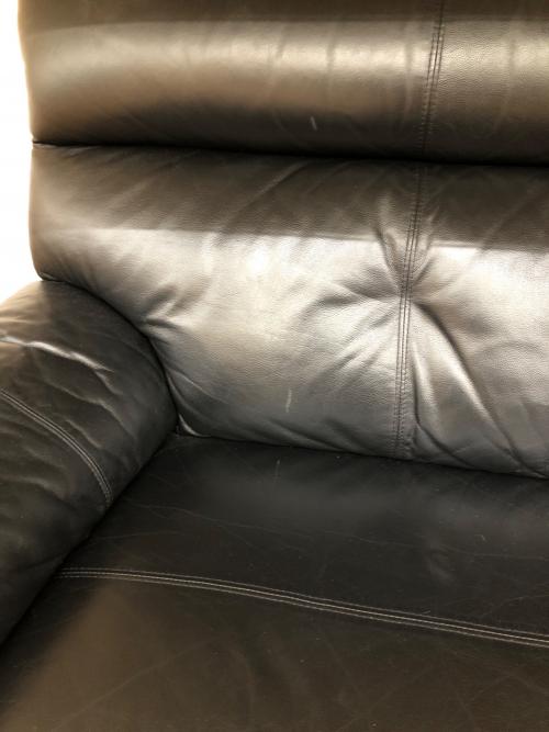 ニトリ 2人掛けソファー ブラック 304 ルーチェ