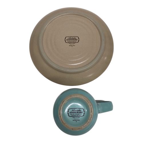 Noritake (ノリタケ) モーニングセット マグカップ2・プレート2 ボルダーリッジ ペア