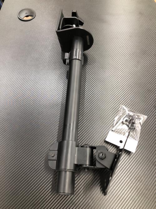 motpk ゲーミングデスク ブラック モニター台付