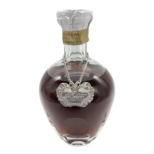 サントリー 国産ブランデー 600ml インペリアル HOYA CRYSTAL ボトル 未開封