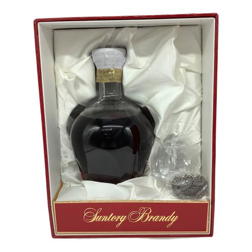サントリー 国産ブランデー 600ml インペリアル HOYA CRYSTAL ボトル 未開封