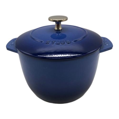 Staub (ストウブ) ホーロー鍋 ブルー ラココットデゴハン