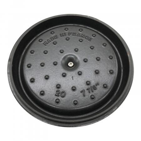 Staub (ストウブ) 両手鍋 ブラック ピコ・ココット20cm｜トレファクONLINE