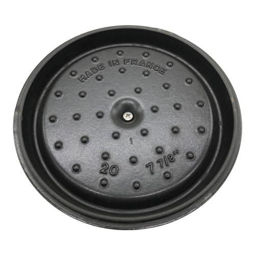 Staub (ストウブ) 両手鍋 ブラック ピコ・ココット20cm