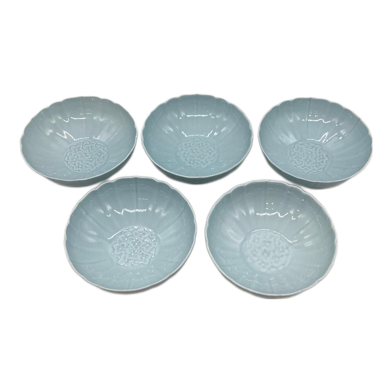 新品 未使用 香蘭社 青磁花渕 小鉢揃 5皿 箱付き 希少品 香蘭社 青磁花渕 小鉢 5個セット - メルカリ