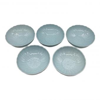 香蘭社 (コウランシャ) 小鉢 青磁花淵 小鉢 5Pセット