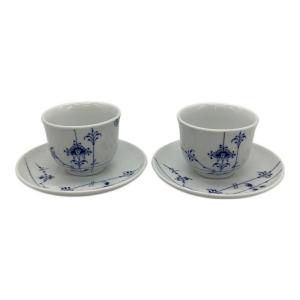 ROYAL COPENHAGEN (ロイヤル・コペンハーゲン) ジャパニーズティーカップ&ソーサー ブルーパルメッテ 2Pセット