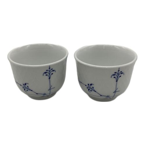 ROYAL COPENHAGEN (ロイヤル・コペンハーゲン) ジャパニーズティーカップ&ソーサー ブルーパルメッテ 2Pセット