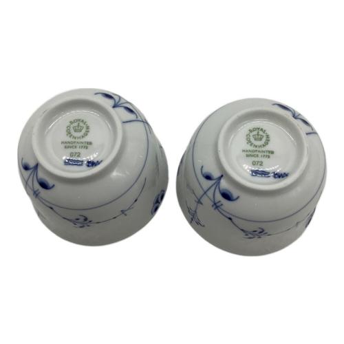 ROYAL COPENHAGEN (ロイヤル・コペンハーゲン) ジャパニーズティーカップ&ソーサー ブルーパルメッテ 2Pセット