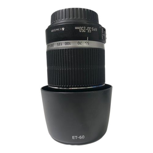 CANON (キヤノン) ズームレンズ EFS 55-250mm レンズ内白カビ有り 55-250mm 1:4-5.6 キヤノンEFマウント系 -