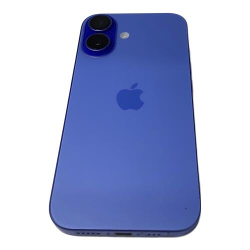 Apple (アップル) iPhone16 MYDU3J/A サインアウト確認済 353875670972718 ▲(au) SIM FREE 修理履歴無し 128GB バッテリー:Sランク(100%) 程度:Aランク 未商品化