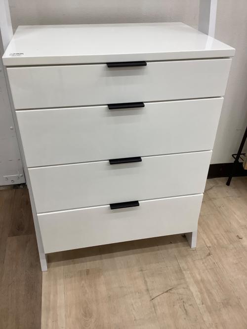 ニトリ チェストラック ホワイト 163 3段ラック 3段引出 ETONA 60CR