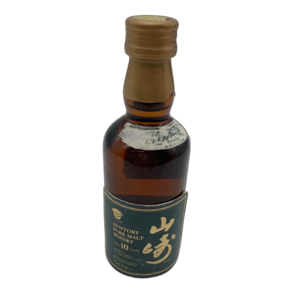 サントリーウィスキー  山崎   10年 サントリー 山崎 ウィスキー 10年 ラベルダメージ有 50ml｜トレファク