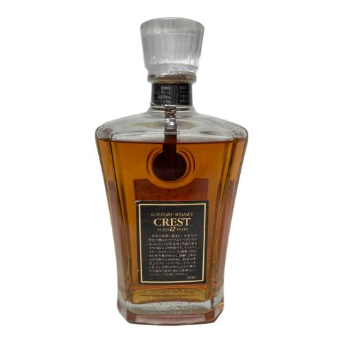 クレスト ウィスキー 700ml 12年 未開封