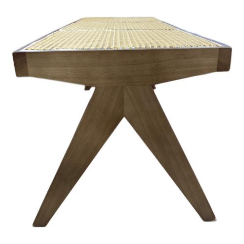 Pierr Jeanneret ベンチ ブラウン 3人掛け