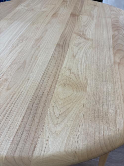 MOMO natural (モモナチュラル) ダイニングテーブル ナチュラル 脚固定ネジ1か所欠品有 ラウンド MOCHA