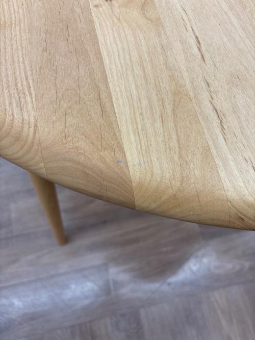 MOMO natural (モモナチュラル) ダイニングテーブル ナチュラル 脚固定ネジ1か所欠品有 ラウンド MOCHA