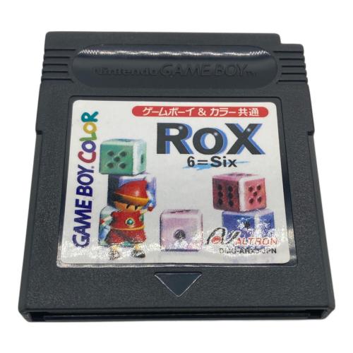 RoX 6=six ゲームボーイ用ソフト -