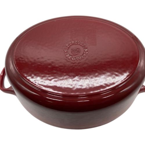 LE CREUSET (ルクルーゼ) 鍋 25cm レッド ココット・オーバル