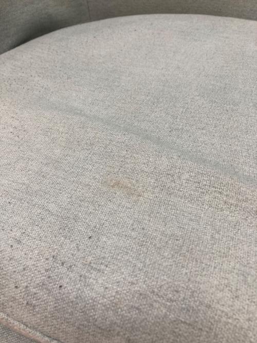 MOMO natural (モモナチュラル) ダイニングチェアー グレー×ナチュラル M-ROUND