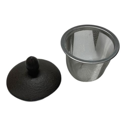 南部鉄器 (ナンブテッキ) 鉄瓶 岩鋳・茶こし付