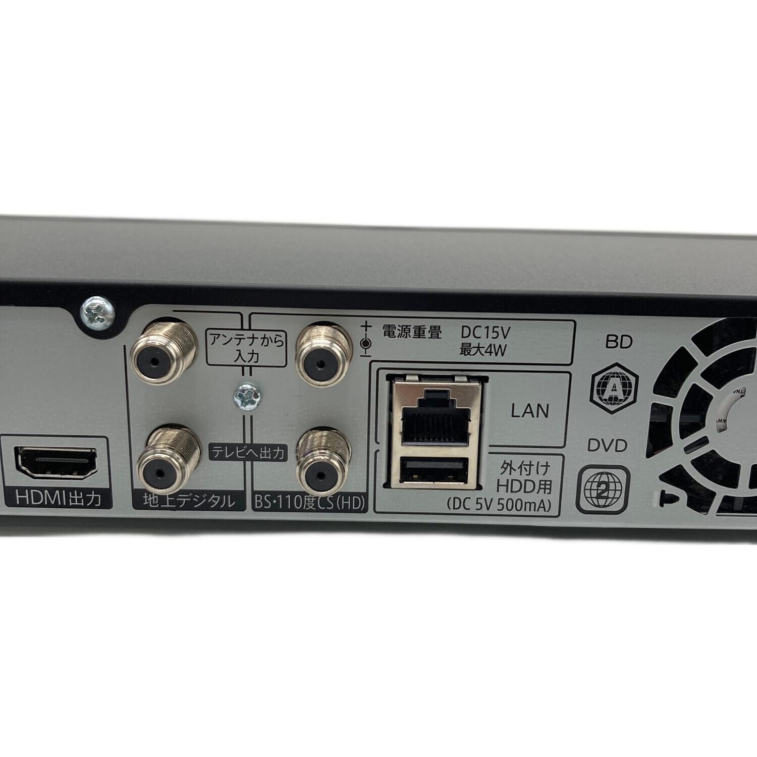 SHARP (シャープ) Blu-rayレコーダー 2B-C10DW1 2022年製 2番組 1TB