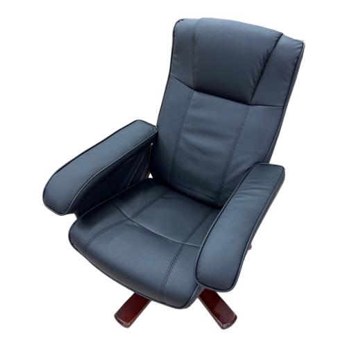 パーソナルチェア ブラック 回転式