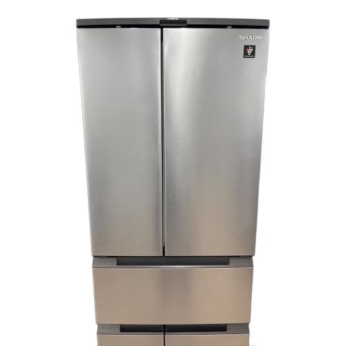 SHARP (シャープ) 6ドア冷蔵庫 122 SJ-MF50J-H 2021年製 504L 内部キズ有 クリーニング済
