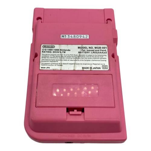 Nintendo (ニンテンドー) GAMEBOY pocket MGB-001（ゲームボーイポケット） 動作確認済 M13480942