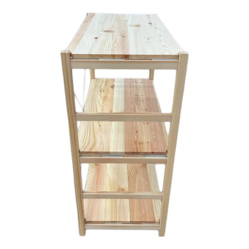 無印良品 (ムジルシリョウヒン) オープンラック ナチュラル 3段 パイン材