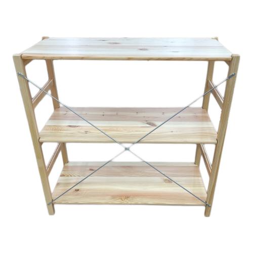 無印良品 (ムジルシリョウヒン) オープンラック ナチュラル 3段 パイン材