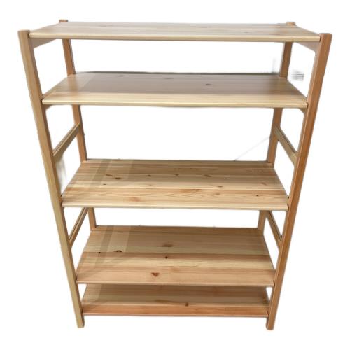 無印良品 (ムジルシリョウヒン) オープンラック ナチュラル 5段 パイン材