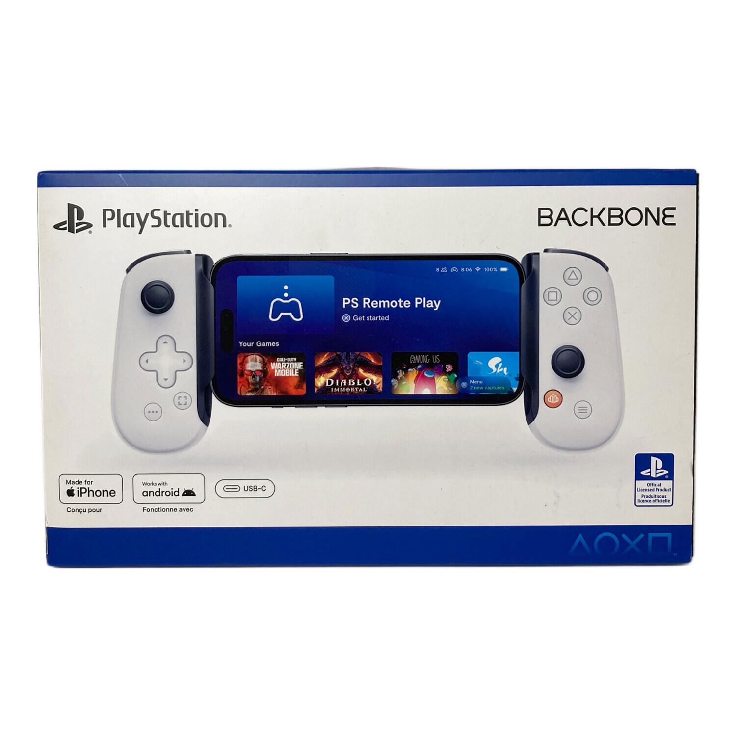 未開封品　Play Station Back bone Amazon.co.jp: Backbone - Android用モバイルゲームコントローラー