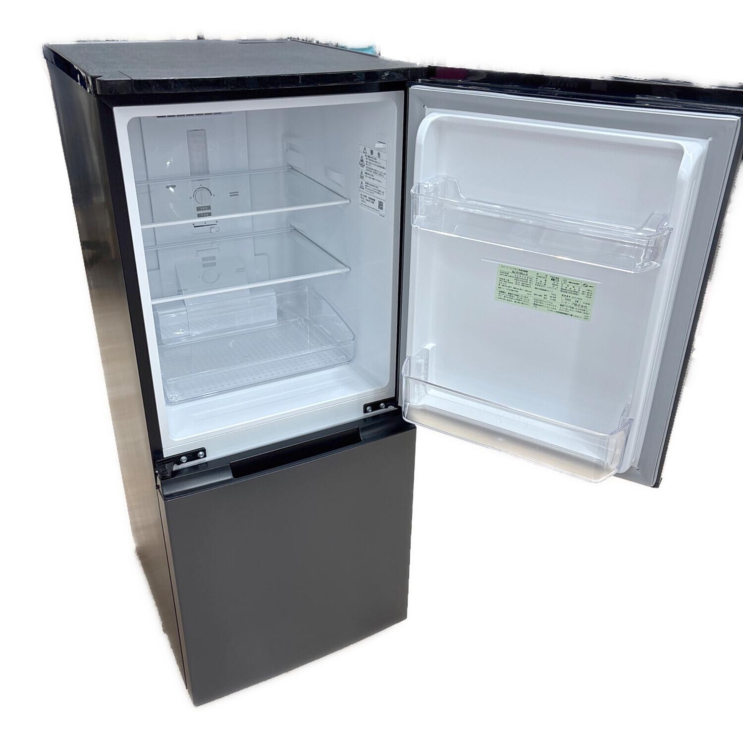 SHARP (シャープ) 2ドア冷蔵庫 SJ-D15KJ-H 2023年製 152L