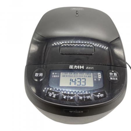 TIGER 圧力IH炊飯器 JPV-B100アッシュブラック5.5合2022年製 TIGER