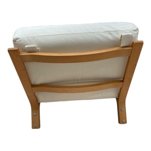 one's 1人掛けソファー ベージュ アームレス ロータイプ