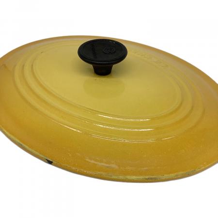 LE CREUSET (ルクルーゼ) 両手鍋 イエロー オーバル フレンチ