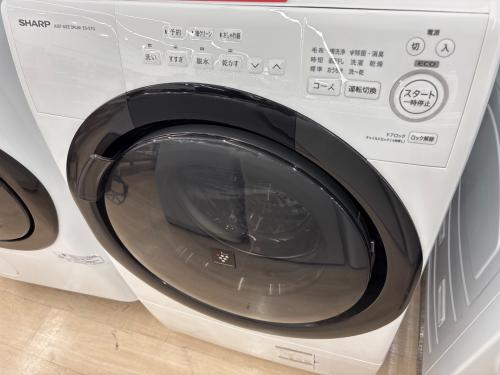 SHARP (シャープ) ドラム式洗濯乾燥機 7.0kg ES-S7G-WR 2022年製 クリーニング済 50Hz／60Hz