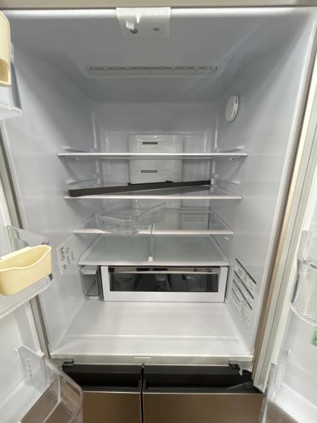 日立　6ドア冷蔵庫　485L R-HW49V(W) 2024年製 日立 HITACHI 冷蔵庫 6ドア HWタイプ 幅65cm 485L フレンチドア