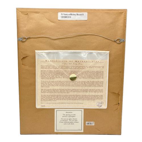 アートフレーム ミッキーマウス生誕70周年記念 シリアルナンバー入り