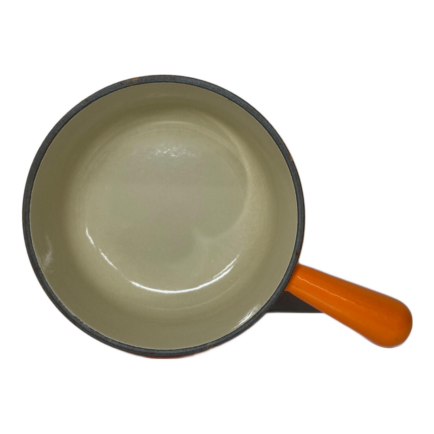 LE CREUSET (ルクルーゼ) 片手鍋 18cm オレンジ シグニチャーココット