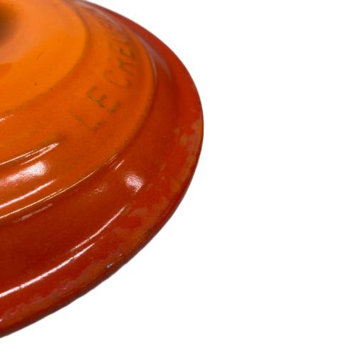 LE CREUSET (ルクルーゼ) 片手鍋 18cm オレンジ シグニチャーココット・ロンド