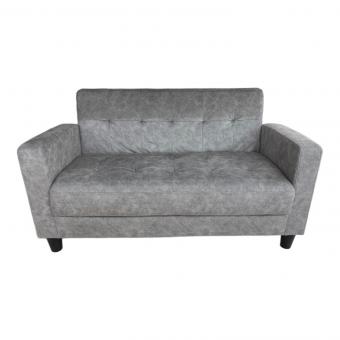 OFFER9 (オファーナイン) 2人掛けソファー グレー