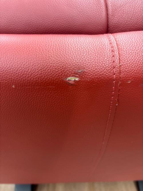 ニトリ 1人掛けソファー レッド SL SOFA INTER RED