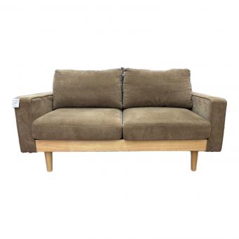 2人掛けソファー ブラウン