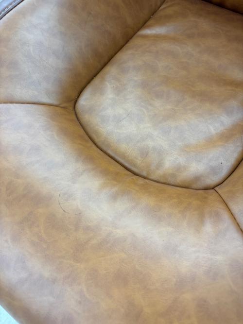 オフィスチェア ブラウン