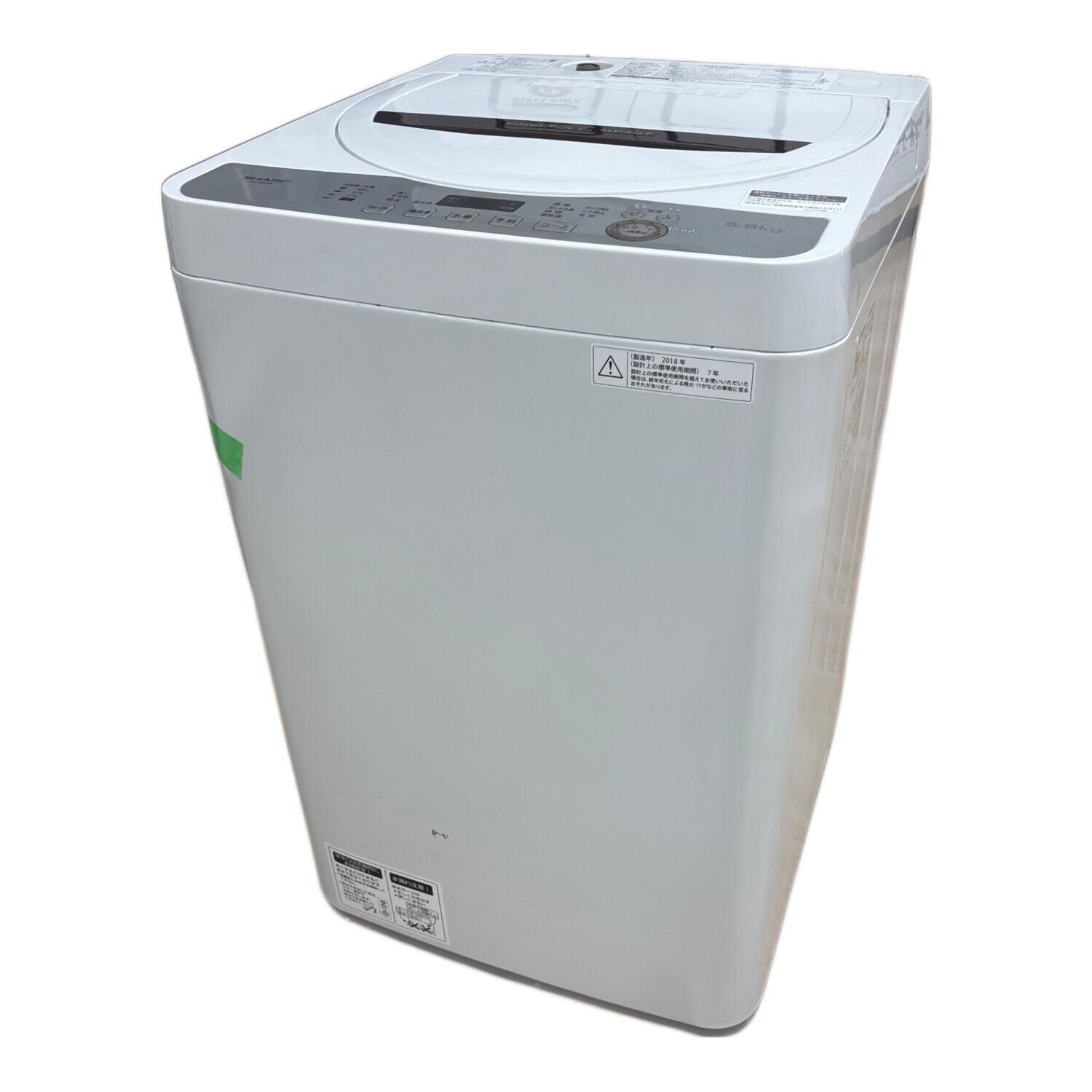 SHARP 格安 美品 洗濯機 ES-GE5B 単身者 一人暮らし向け SHARP 格安 美品 洗濯機 ES-GE5B 単身者 一人暮らし向け シャープ ES